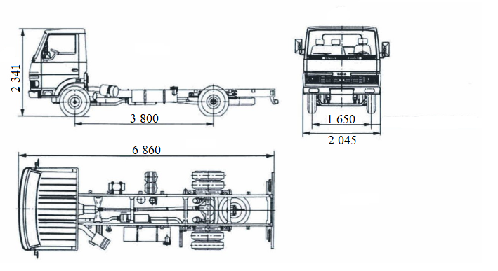 Вакуумна машина KST-4 на шасі Tata LPT-613