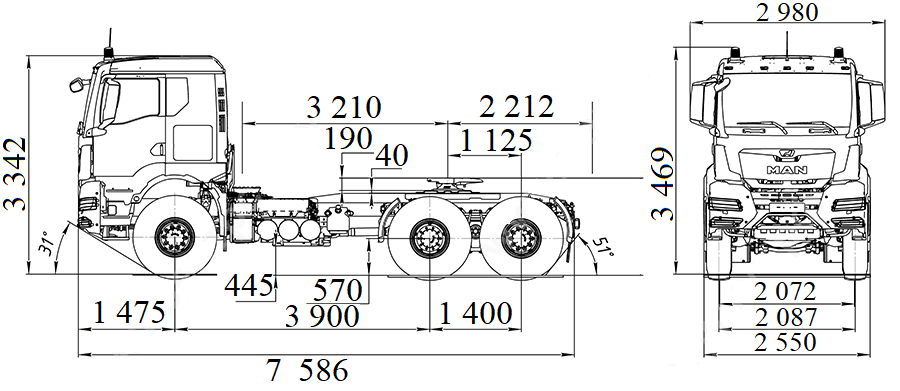 MAN TGS 33.440 6x4 BB-WW