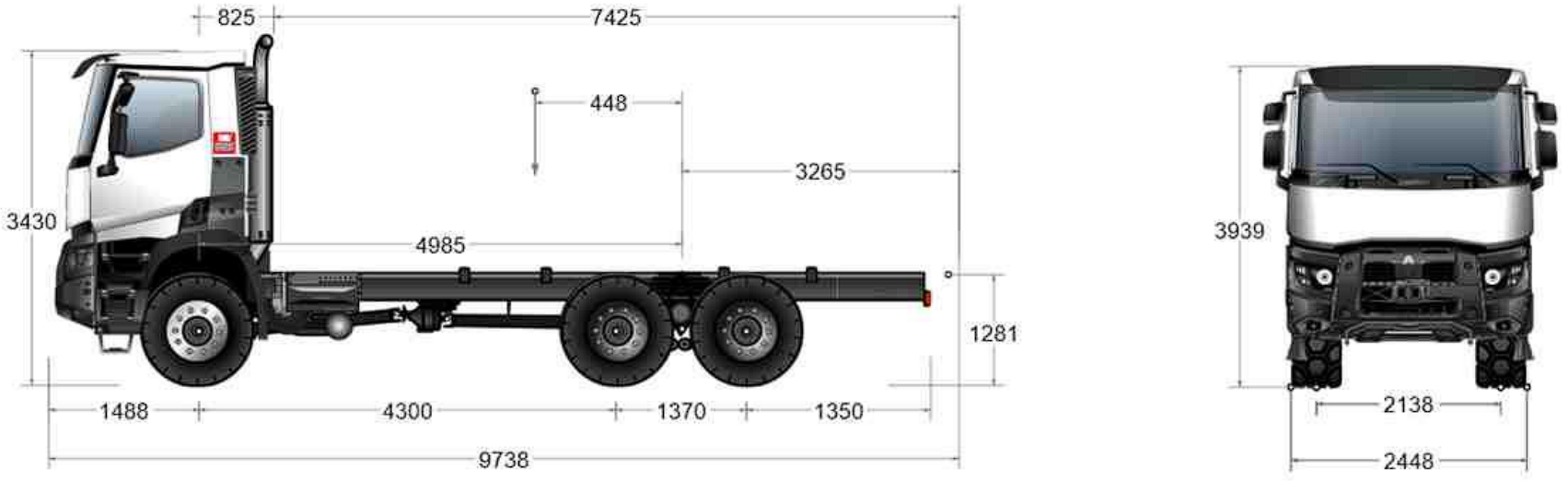 Машина дорожня комбінована МДК-10 на базі RENAULT TRUCKS K11 6х6