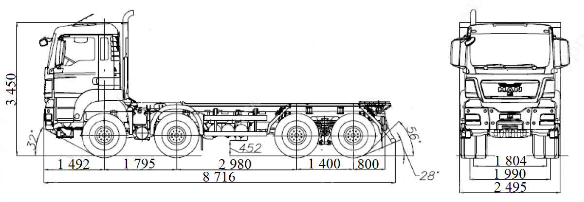 автопаливозаправник на шасі МАN TGS 41.460
