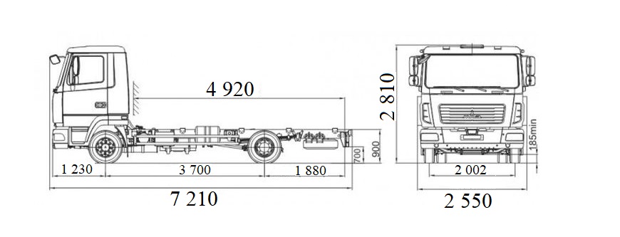 Автогідропідйомник ВІПО-24 МАЗ 4371 (4х2)