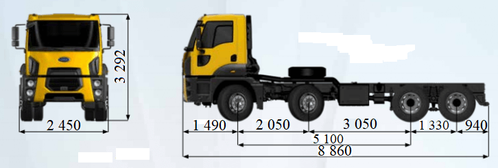 Бетонозмішувач на шасі FORD TRUCKS 4142М