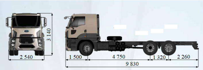 Мулососна машина KST-14 на шасі FORD CARGO 3542