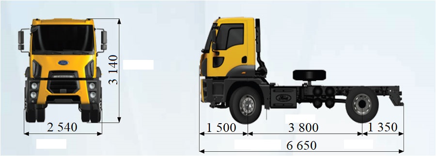 Автопаливозаправник АПЗ-11 на базі FORD TRUCKS 1833 DC