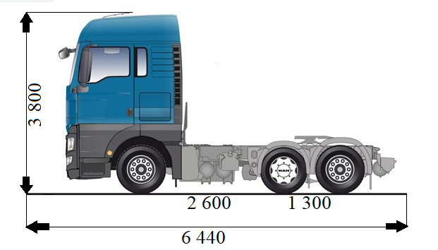 Машина дорожня комбінована МКД-46 на базі MAN TGX креслення