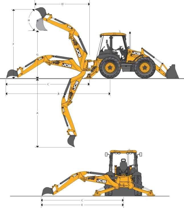 Екскаватор-навантажувач JCB 4CX Sitemaster 4х4