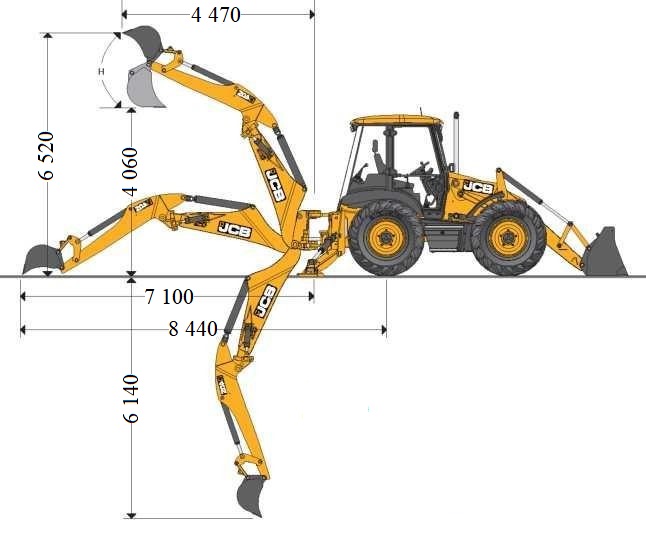 Екскаватор-навантажувач 4-CX Super 4х4