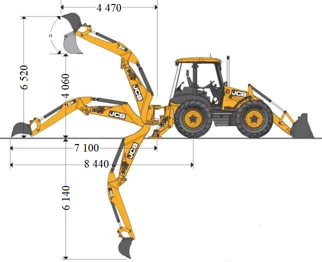 Екскаватор-навантажувач JCB 4-CX Super Sitemaster 4х4