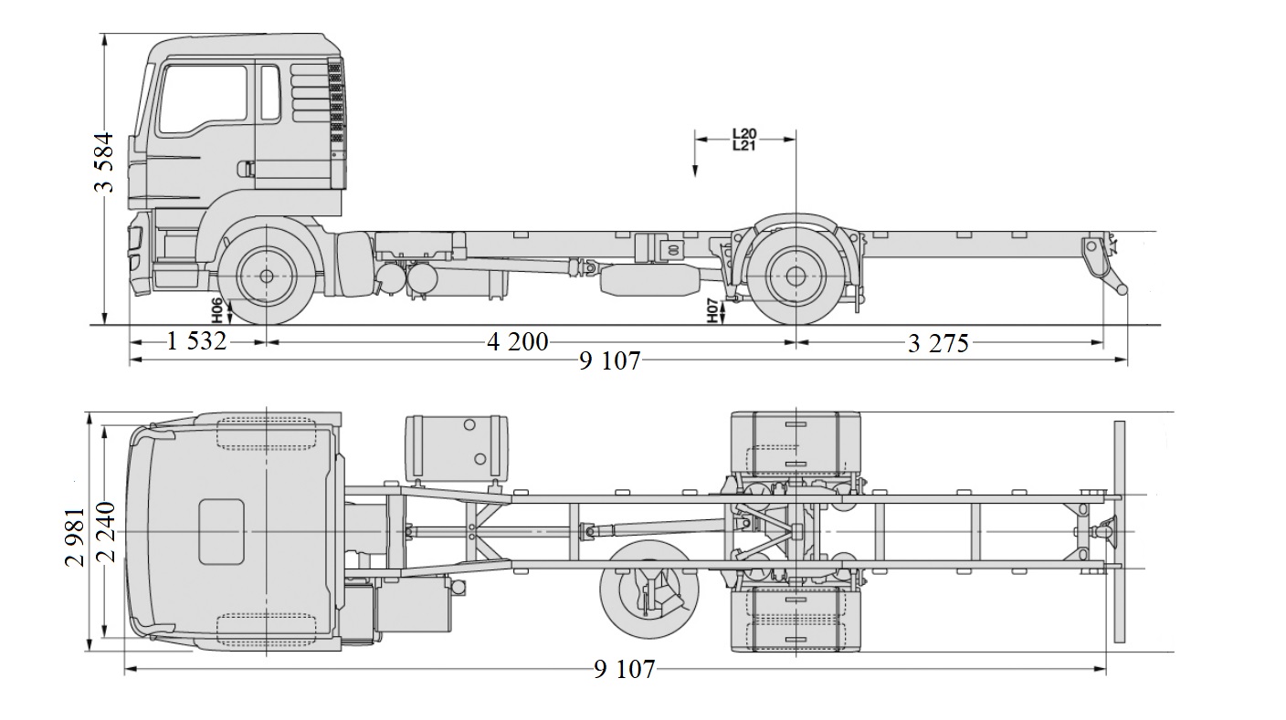 Автопаливозаправник 10 м3  на шасі MAN TGM 18.250 4x2 BL