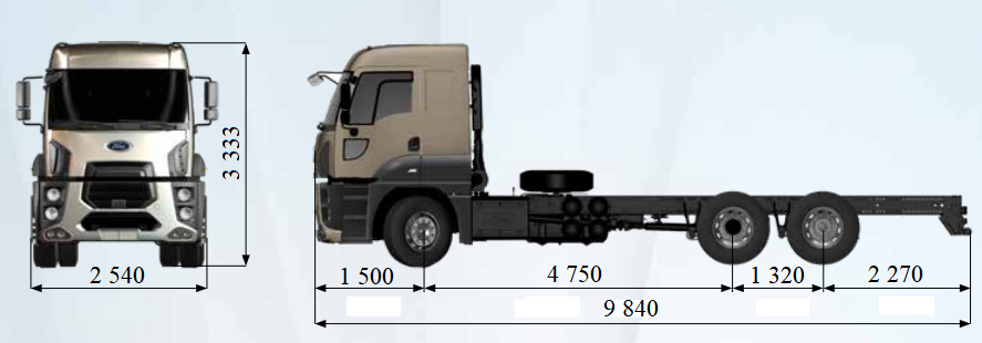 Вакуумна машина KST-12 на шасі Ford Trucks 2533