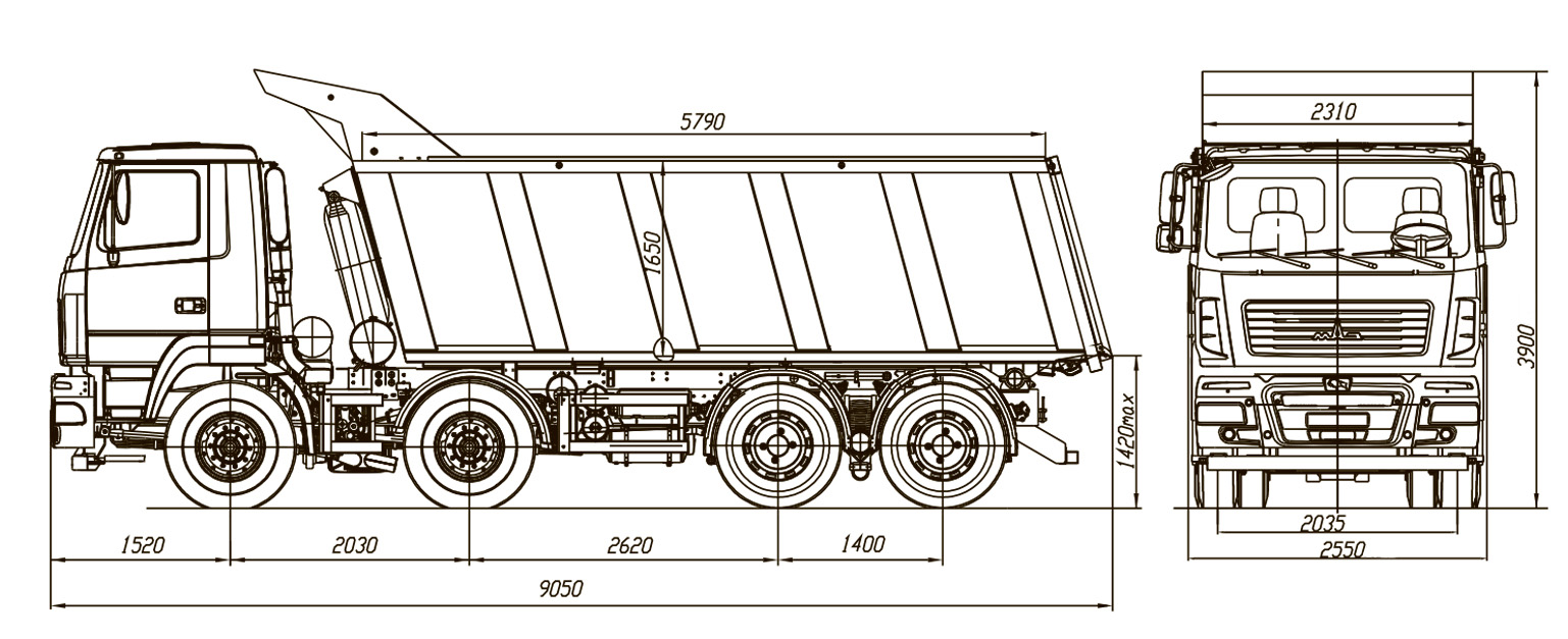 МАЗ-6516Е8-520-000
