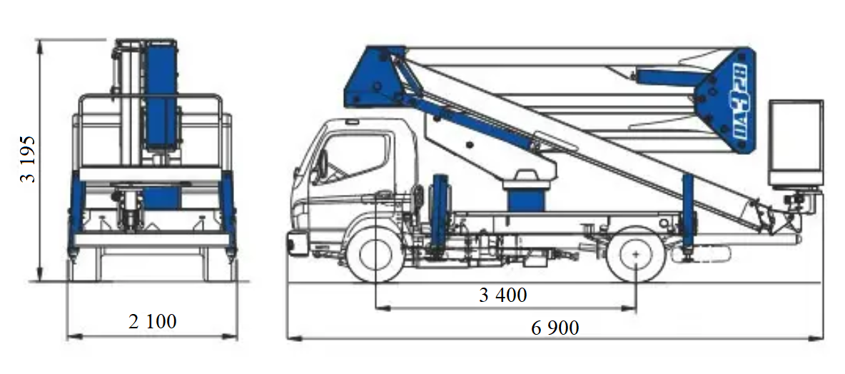 Автогідропідйомник DA328 ForSte
