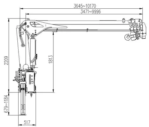 креслення КМУ XCMG SQS 68-4