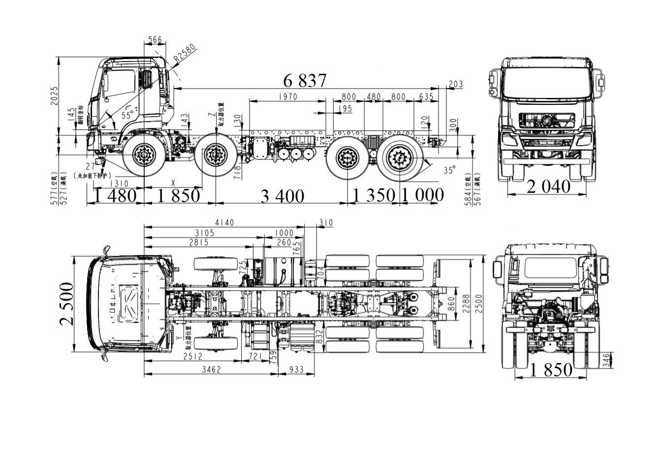 Автобетонозмішувач на шасі Foton 18м³