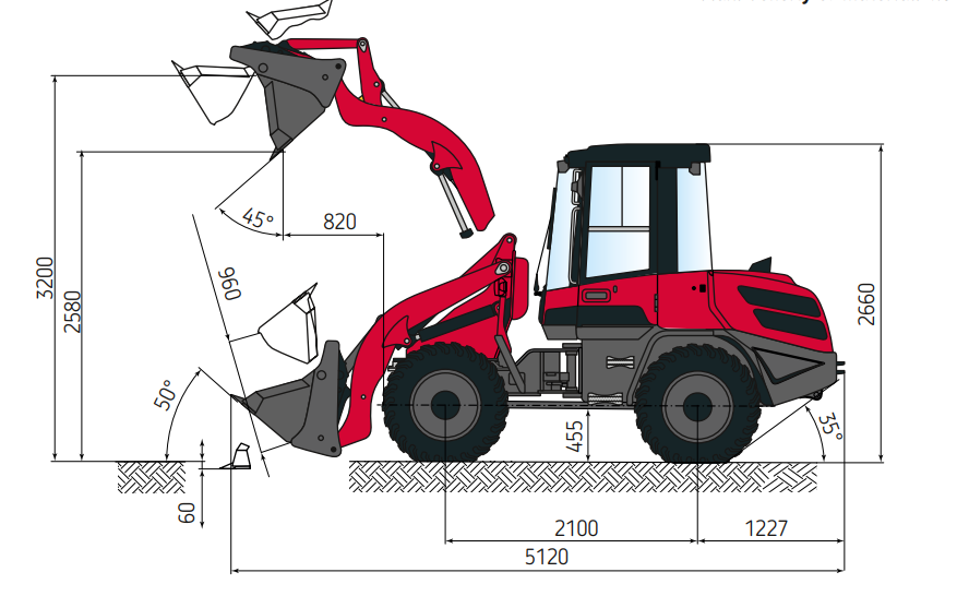 Фронтальний навантажувач Yanmar V70S
