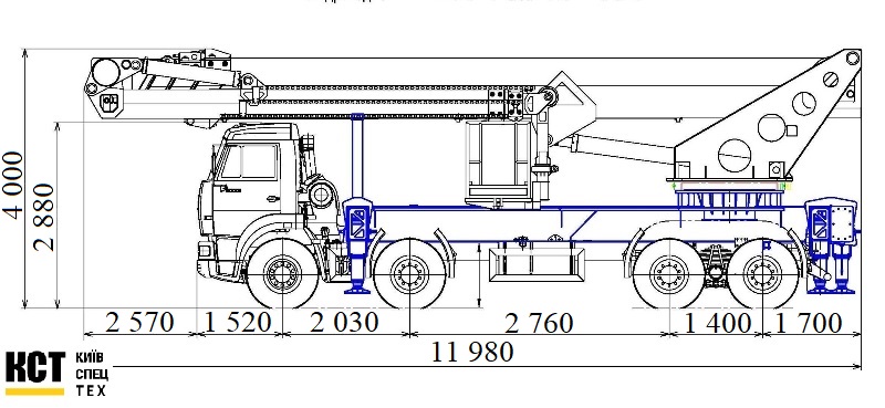Автогідропідйомник forSte 51TJ