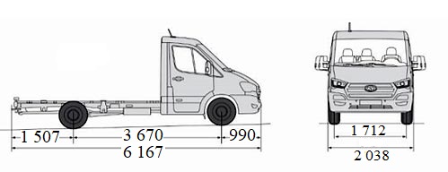 Шасі HYUNDAI H350