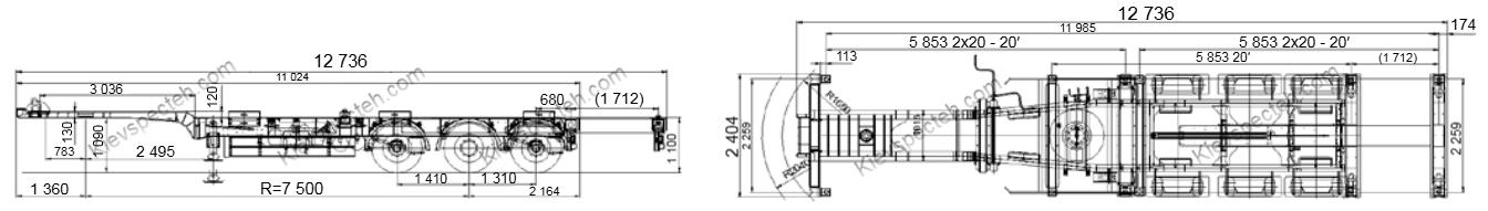 креслення S.CF DOCK 20/40