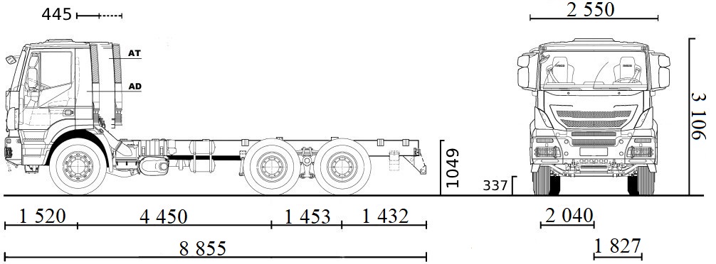 Автопаливозаправник АПЗ-11 на шасі Mercedes-Benz