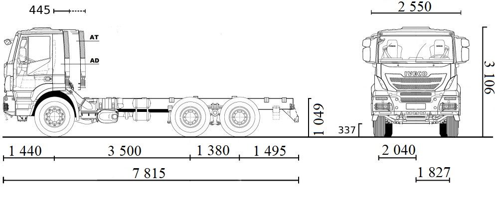 Вакуумна машина KST-18 на шасі IVECO 6х4