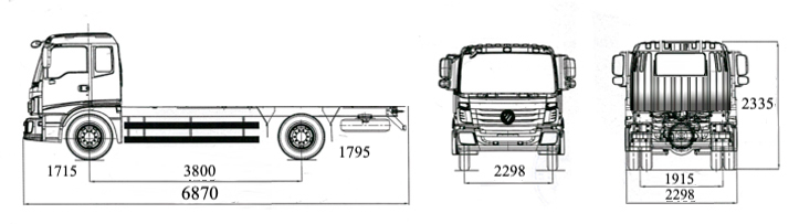 FOTON AUMARK BJ 1108 GVW 10