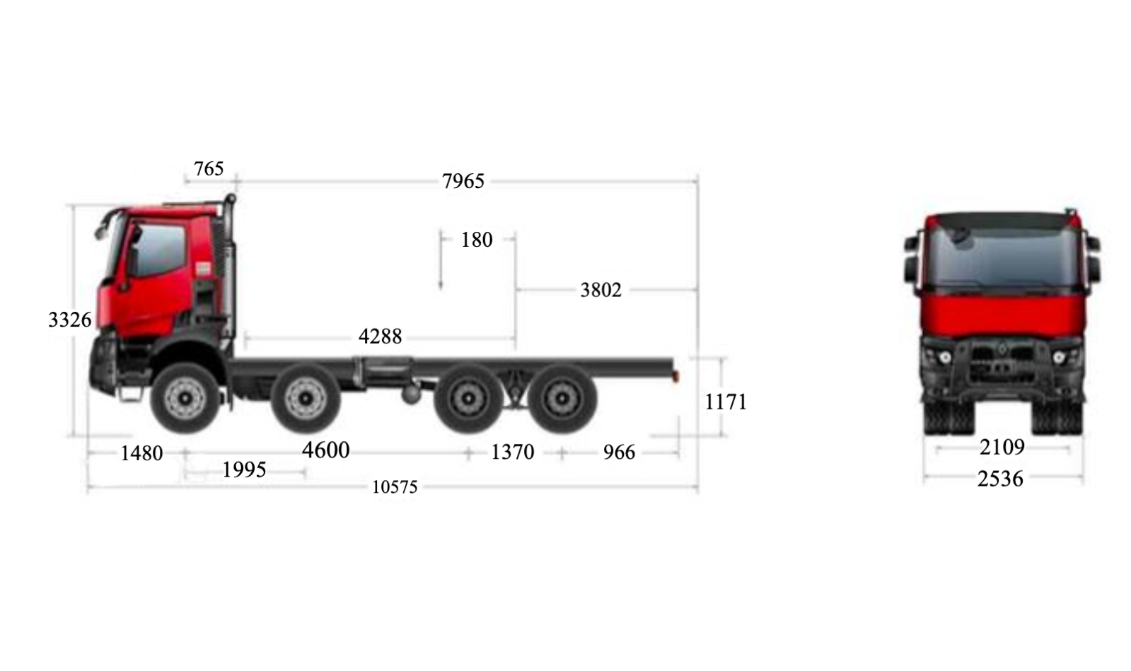 RENAULT TRUCKS K P8X8 MEDIUM 13L E5