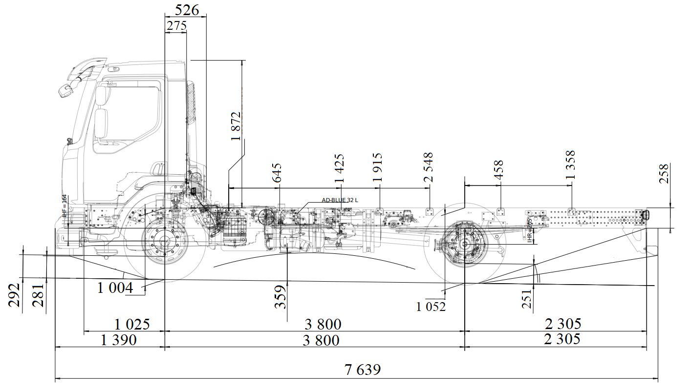 Комбінована дорожня машина Renault D18 ZF9 4х2