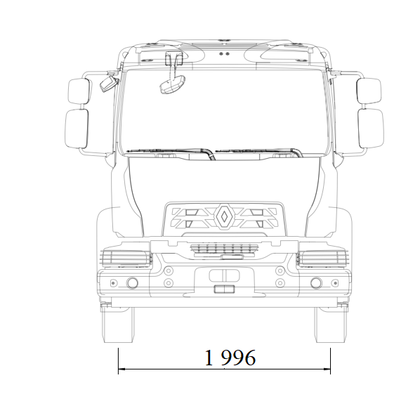 Комбінована дорожня машина Renault D18 ZF9 4х2