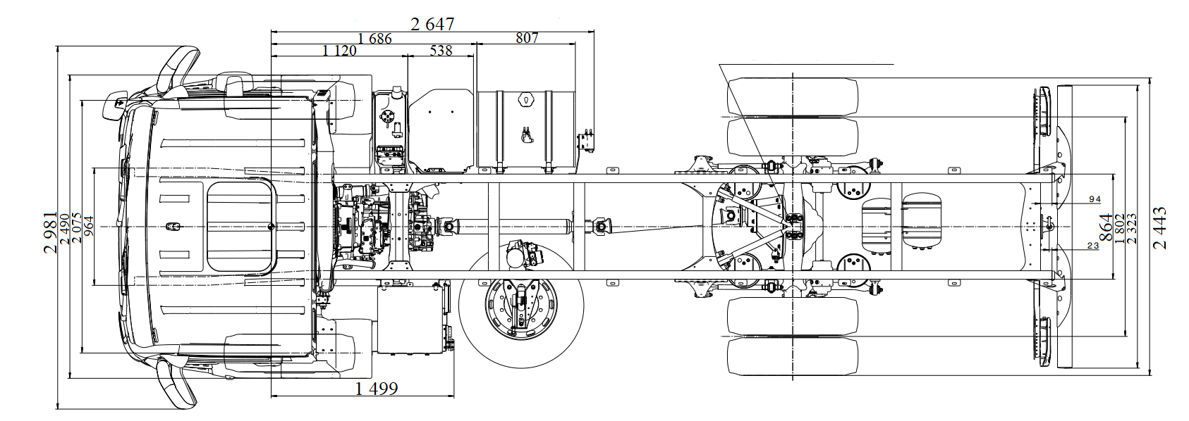 Машина дорожня комбінована МДК-6 на базі MAN 18.250 4х21