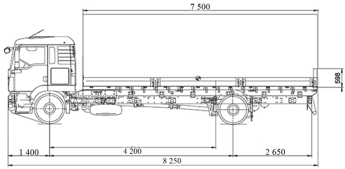Автопаливозаправник АПЗ-10 на базі MAN TGM 18.250 4х4