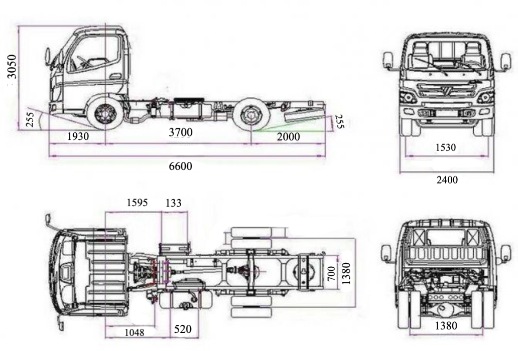 FOTON DAIMLER 4×4