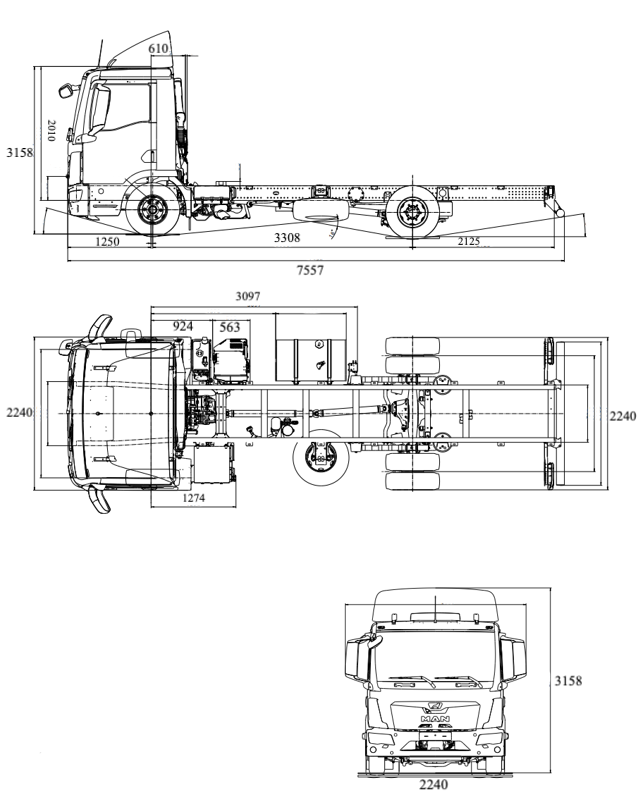 MAN TGL 12.190 4×2 BL CH