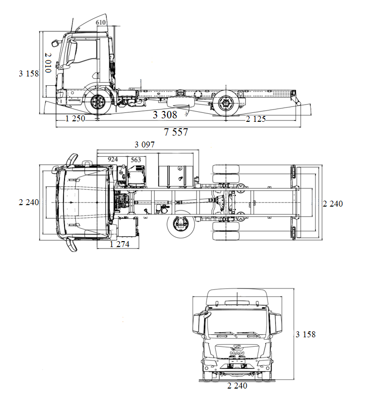 Вакуумна машина KST-6 на шасі MAN 4х2