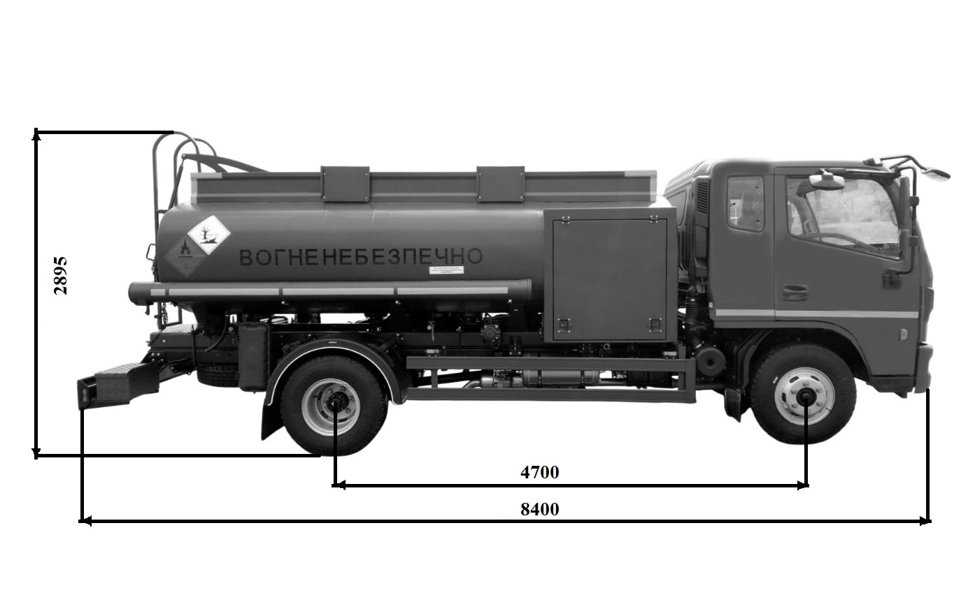 Автопаливозаправник АПЗ-10 на шасі DONGFENG C82-922J 4х2