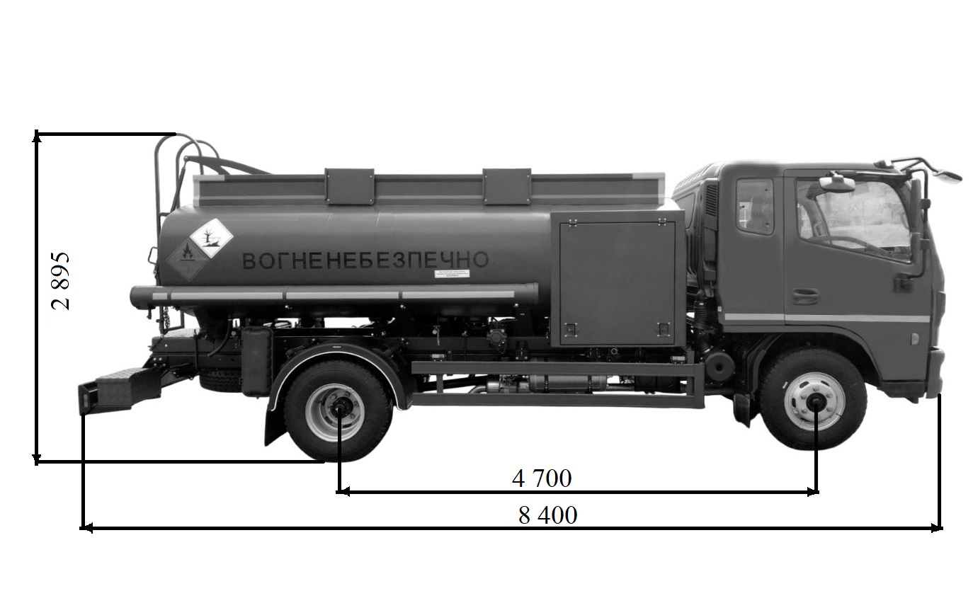 Автопаливозаправник АПЗ-10 на шасі DONGFENG C82-922J 4х2