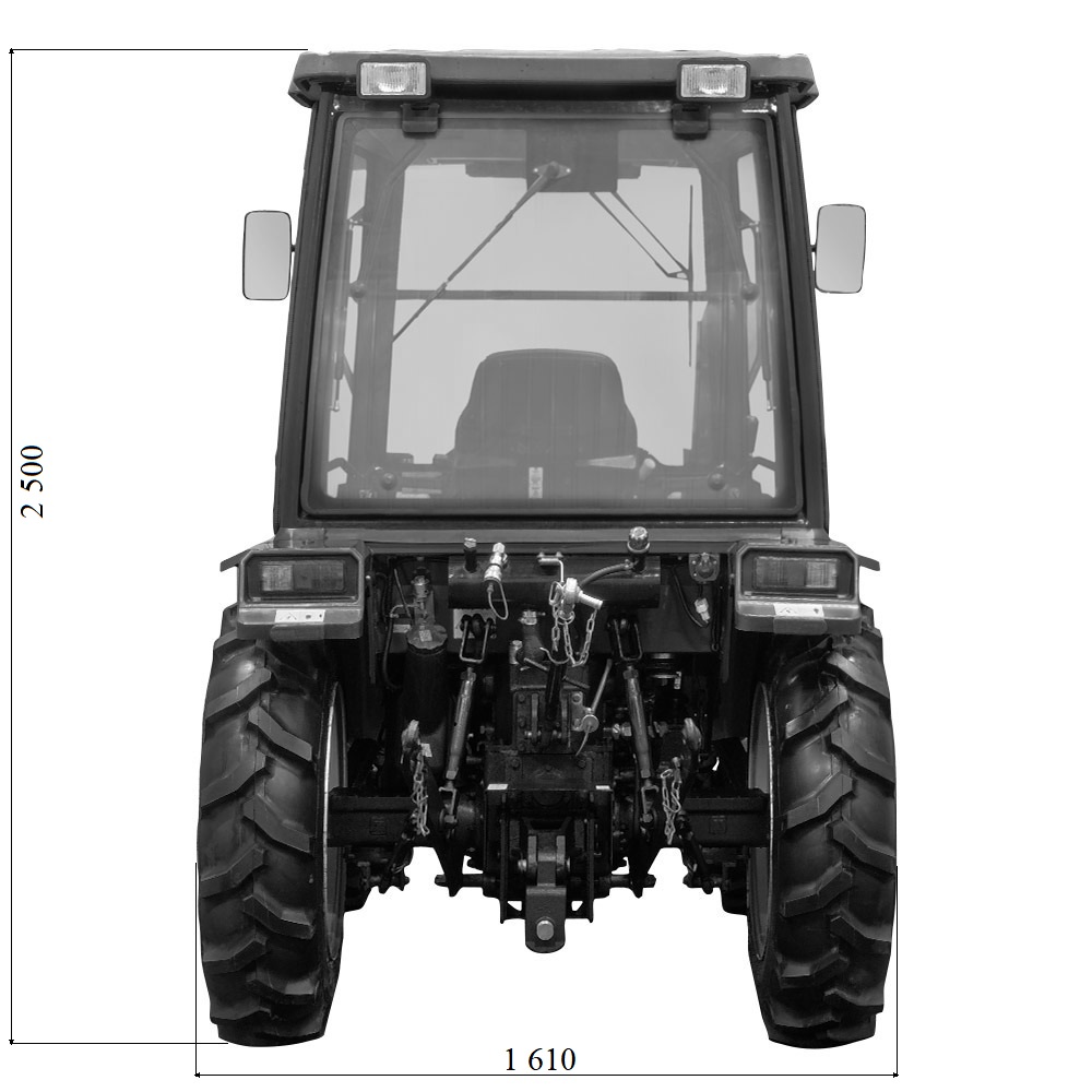 Колісний трактор LOVOL FT 454