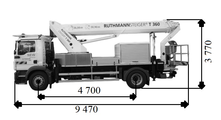 Автогідропідйомник STEIGER T 360