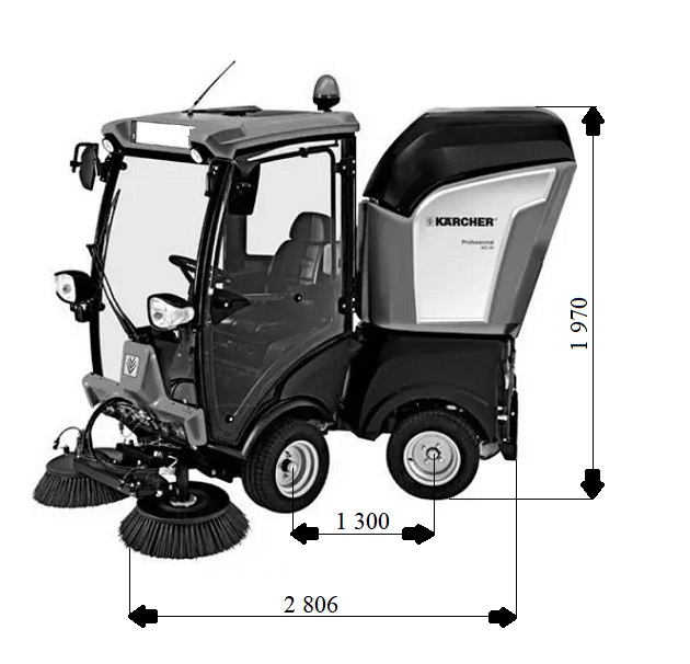 Підмітально-прибиральна машина Karcher MC 50 Advanced