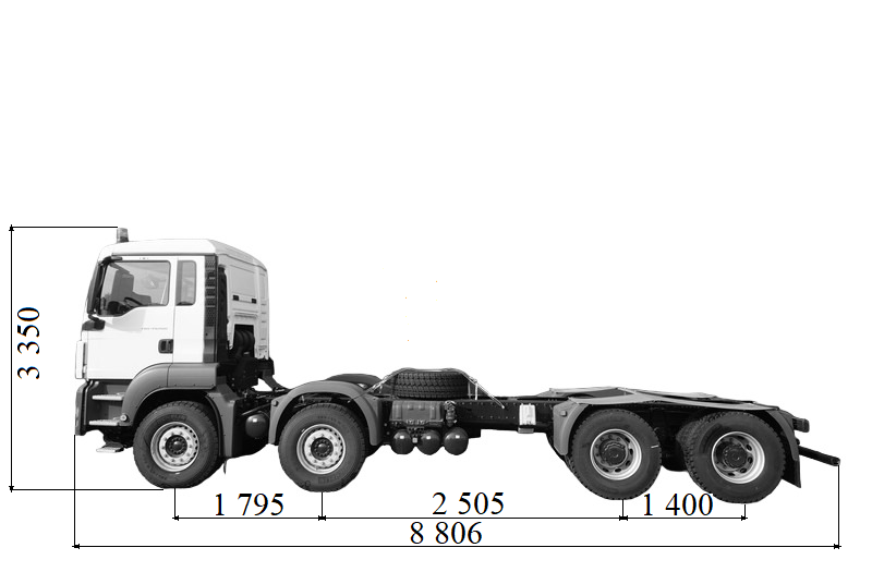 Автобетонозмішувач Putzmeister на шасі MAN TGS 35.400