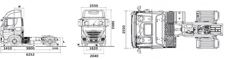 Сідловий тягач 4×2 Євро 6 IVECO Stralis AS440S42TP RR