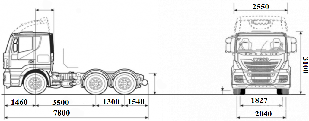 шасі IVECO Stralis