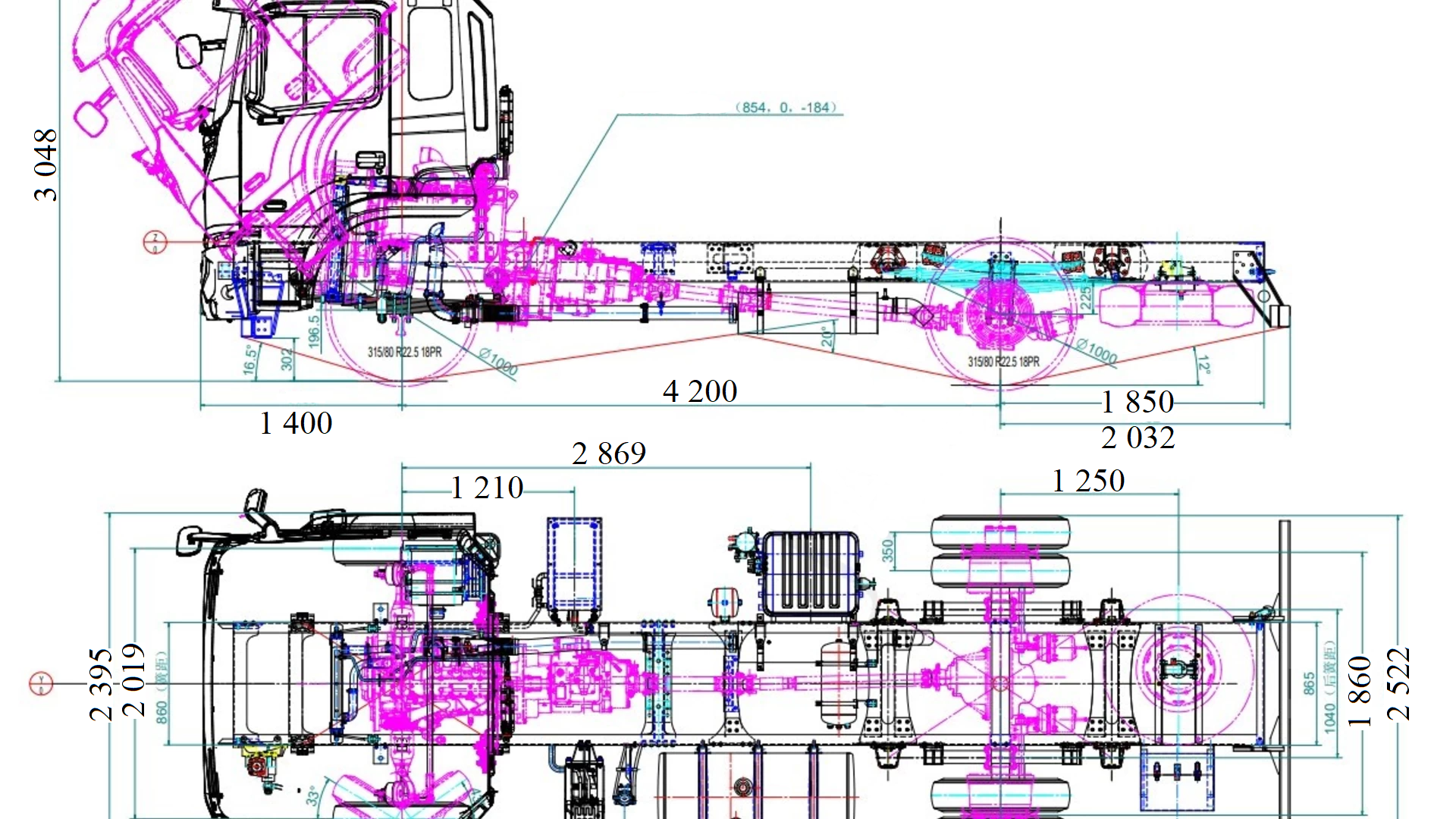 Муловсмоктувальна машина КСТ-9 на шасі JAC N-200