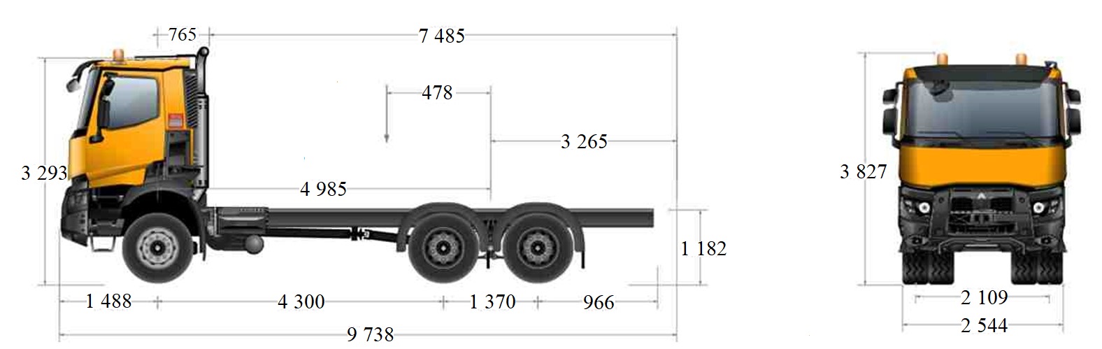 Вакуумна машина KST-16 на базі Renault K440 6х4