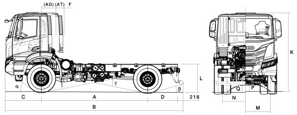 Молоковоз 10 м3 на шасі IVECO T-WAY AD190T34W Р 4х4