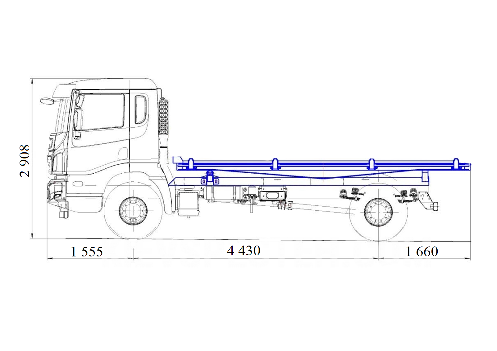 Вакуумна машина KST-8 на шасі Daewoo HC3AA