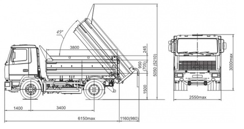 МАЗ-5550С3-521-000