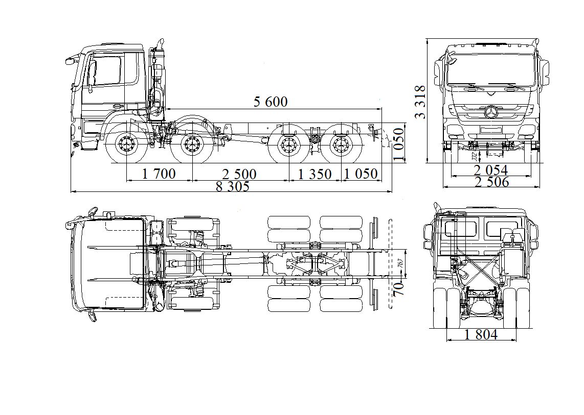 Вакуумна машина KST-12 на шасі Mercedes-Benz 3341