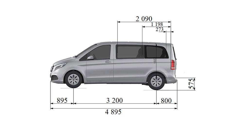 Новий мінівен Mercedes V-Class V 300d 4Matic (Compact) AVANTGARDE 4х4