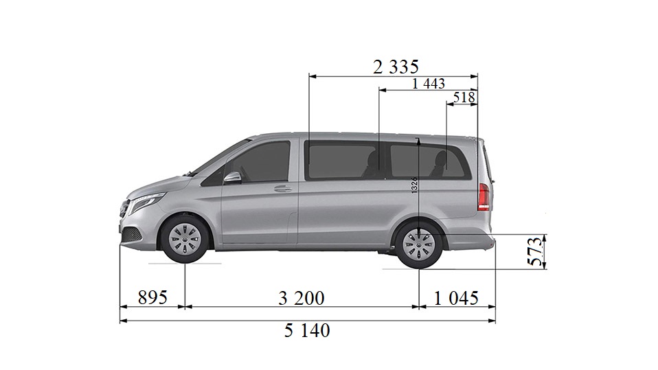 Новий мінівен Mercedes Vito Kombi 116 CDI 4Matic 4х4