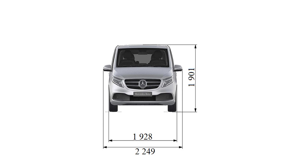 Новий мінівен Mercedes Vito Kombi 116 CDI 4Matic 4х4
